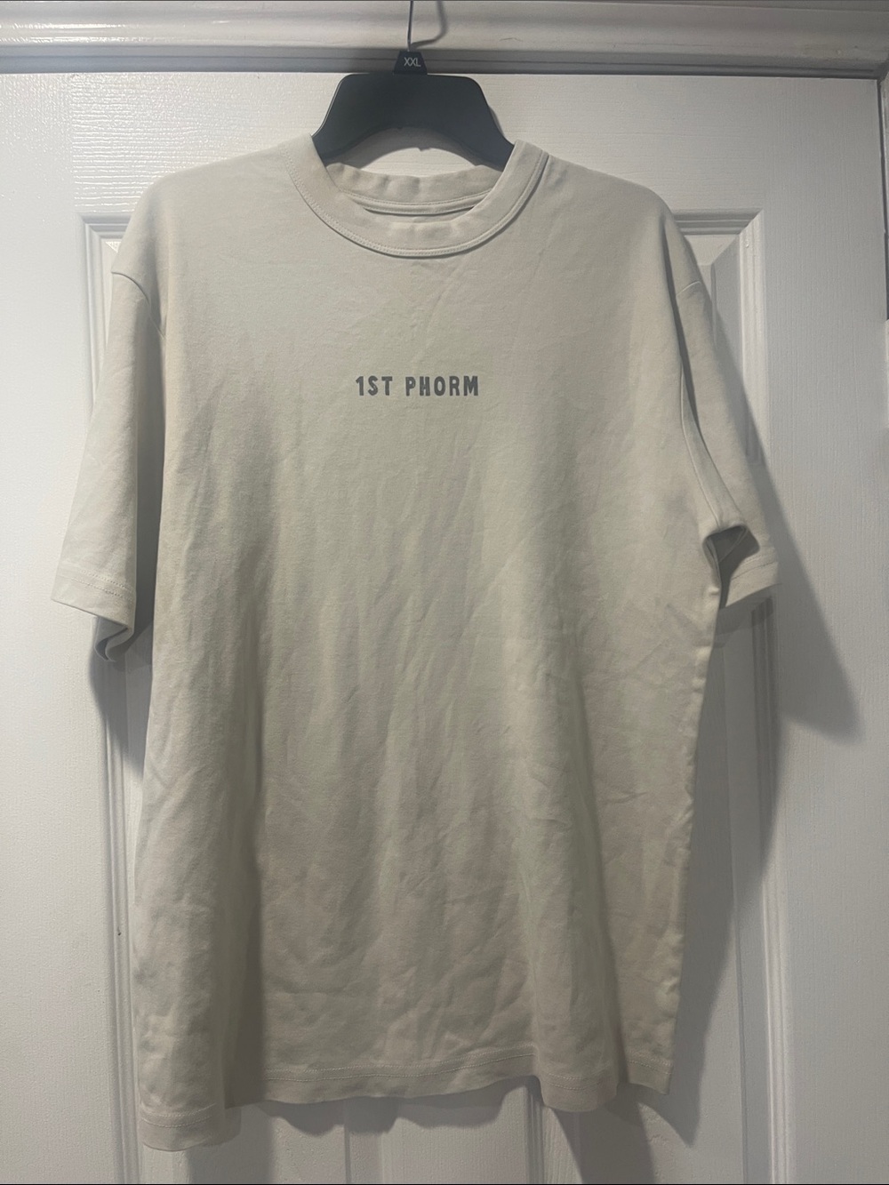 1st Phorm Men's Short-Sleeve Cream Logo Tee